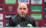 Erik ten Hag als trainer van Manchester United. ©Getty Images