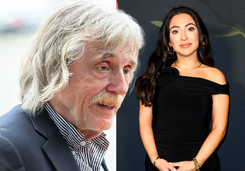 Johan Derksen zorgt voor ongemak met 'ongepast' beeld met Lale Gül: 'Zo viezig'