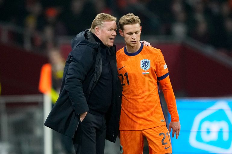 Oranje-comeback Frenkie de Jong ging niet naar wens: 'Is nog gevoelig op bepaalde momenten'