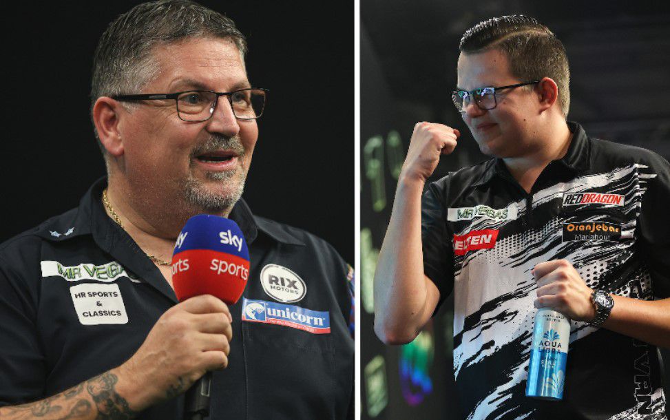 Toptalent Gian van Veen maakt zelfs indruk op 'held' Gary Anderson: 'Die jongen is goed!'