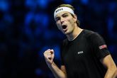 Taylor Fritz heeft na een schitterend gevecht de finale van de ATP Finals bereikt. © Getty Images