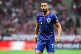 Cody Gakpo namens Oranje tijdens de interland tegen Polen. ©Getty Images