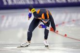 Femke Kok vlak voor haar wereldrecord-start op de 500 meter in Salt Lake City. ©Getty Images