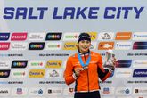 Femke Kok kleurt Amerika oranje met haar wereldrecord op de 500 meter in Salt Lake City. ©Getty Images