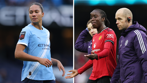 Derby van Manchester stilgelegd na keiharde botsing tussen twee speelsters: medische staf moet ingrijpen