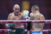 Tyson Fury in zijn eerste gevecht met Oleksandr Usyk © Getty Images