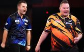 Niels Zonneveld en Wesley Plaisier spelen bijzondere wedstrijden op het WK darts. ©Getty Images/PDC, beeldbewerking Sportnieuws.nl