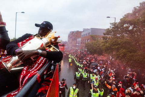 Gigantische straf voor man die inreed op kampioensparade Liverpool