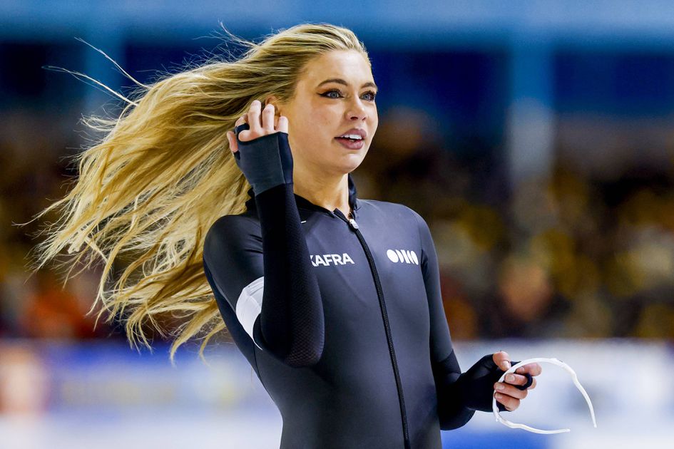 'Lieve' Jutta Leerdam is helemaal klaar voor Olympische Winterspelen met kenmerkend uiterlijk