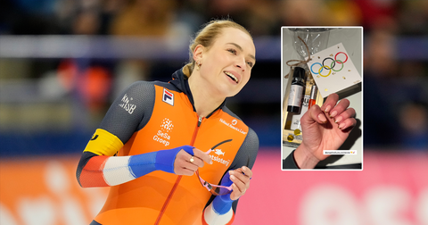 Schaatskampioene Joy Beune ondergaat make-over voor Winterspelen