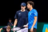 Robin Haase en Botic van de Zandschulp op de ABN AMRO Open © Getty Images