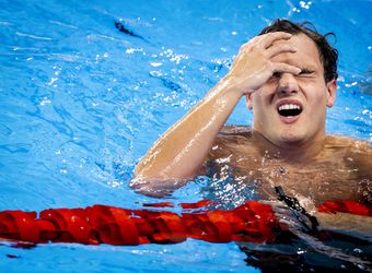 Voor Nyls Korstanje duurt finale 100 meter vlinderslag een paar meter te lang