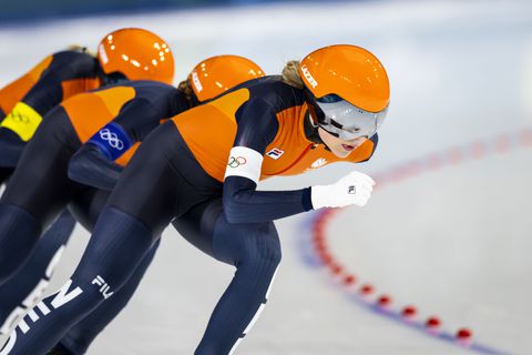 Nederlandse schaatssters grijpen naast goud op olympische ploegenachtervolging