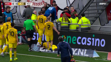 Keeper Roda JC wilde tijdens Limburgse derby vechten met fan: 'Dat had hij niet gewonnen'