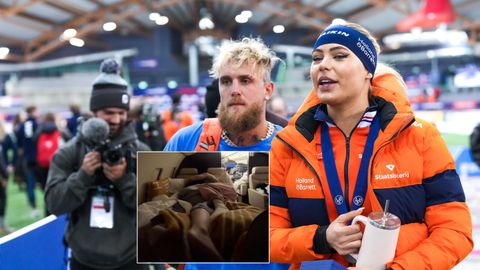 Jake Paul duikt het bed in bij Jutta Leerdam, die intieme beelden deelt: 'Grote doelen in het leven'