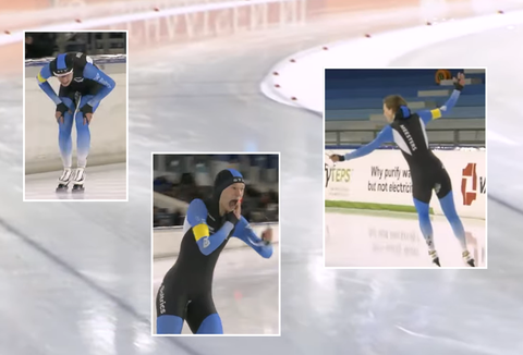 'Onbevangen gigatalent’ (16) maakt grote indruk met toptijd op ijs van Thialf: 'Echt waanzinnig'