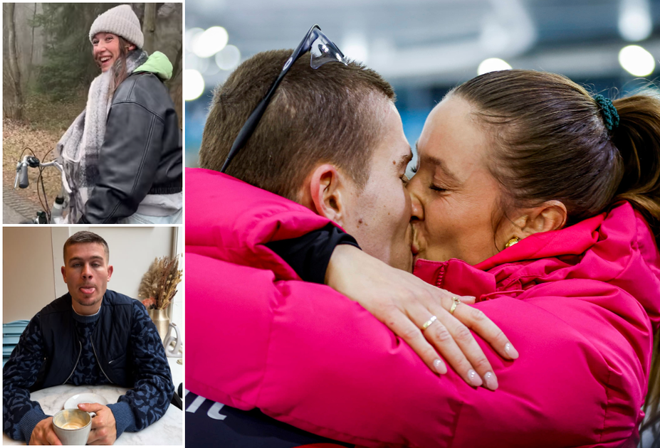 Lachende Suzanne Schulting en Joep Wennemars genieten na bewogen schaatsjaar van elkaar: 'Even iets 