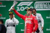 Sebastian Vettel pakte de derde plek bij de laatste editie in China / Getty Images