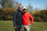 Ruud Gullit met golfer Joost Luiten. © KLM Open