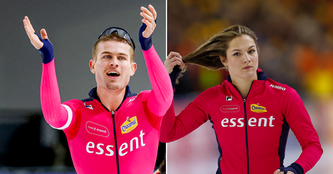 Schaatsers Joep Wennemars en Angel Daleman helpen koning Willem-Alexander op feestelijke dag: 'Wat een energie!'