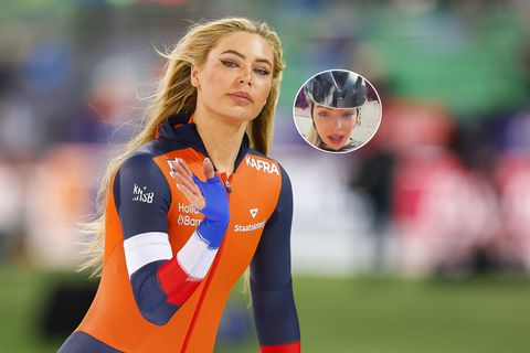Schaatstopper Jutta Leerdam wordt op idee gebracht: 'Zal ik dat doen?'