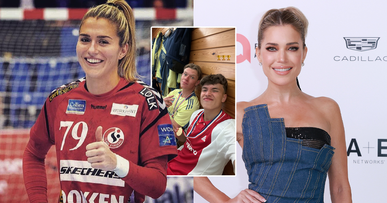 Tophandbalster Estavana Polman en Sylvie Meis juichen na bijzonder moment zoon Rafael van der Vaart