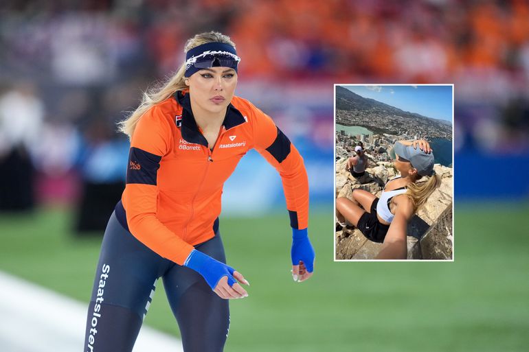 'Eenzame' Jutta Leerdam sluit zich aan bij schaatsploeg tijdens trainingskamp op 'schitterende' locatie