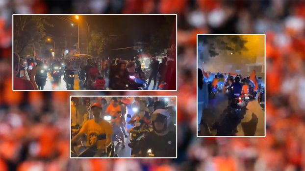 Video | Indonesiërs en Molukkers massaal de straat op na EK-overwinning Nederland
