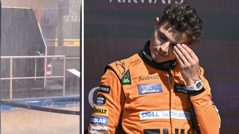 Schade bij McLaren na gigantische wolkbreuk boven Formule 1-circuit Hongarije