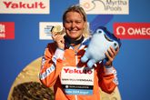 Sharon van Rouwendaal werd in februari nog wereldkampioen op zowel de 5 als 10 kilometer open water. © Getty Images