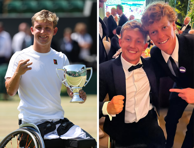 Succesvolle Nederlandse toptennisser straalt tijdens luxe diner op foto's met Jannik Sinner en Iga Swiatek