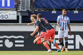 Ole Romeny scoort al in de derde minuut voor Heerenveen. ©Pro Shots.