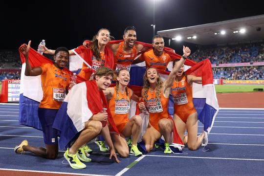 Koning Willem-Alexander en koningin Máxima roemen 'ongekende prestatie' op EK atletiek: 'Wereldtop'
