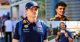 Max Verstappen en Lando Norris waren onderdeel van een weddenschap van journalist Ted Kravitz. © Getty Images