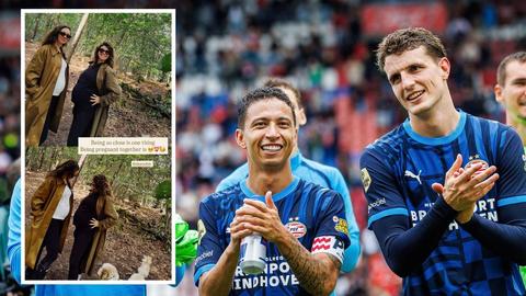 Geliefde van PSV'er Guus Til deelt prachtig babynieuws: 'Samen zwanger zijn is...'