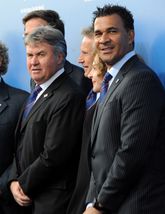 Guus Hiddink en Ruud Gullit. ©Getty Images.