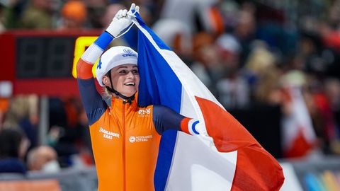 Schaatskampioene Irene Schouten deelt heuglijke reden van absentie: 'Weinig tijd om dingen te delen'