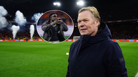 Oranje-bondscoach Ronald Koeman herkent beroemde rapper: 'We wilden wat regelen voor mijn jarige zoon'