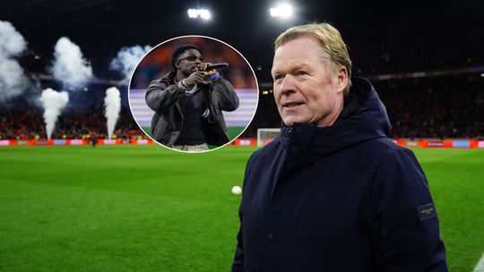 Oranje-bondscoach Ronald Koeman herkent beroemde rapper: 'We wilden wat regelen voor mijn jarige zoon'