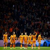 Nederland is erbij op  het WK na een doelpuntrijke avond tegen Litouwen!  ©ANP