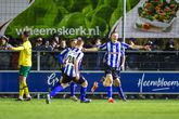 Quick Boys viert een goal tegen Fortuna Sittard. © Pro Shots