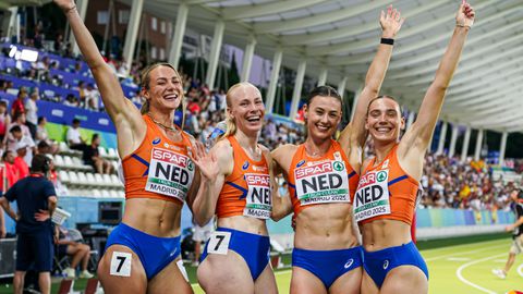 Lieke Klaver, Marije van Hunenstijn, Nadine Visser en Minke Bisschops © Getty Images