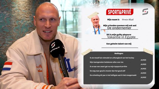 Sport & Privé met hockeykeeper Pirmin Blaak: 'Ik wil weer gelukkig worden'