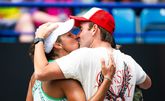 Toptennisser Madison Keys en haar man Bjorn Fratangelo © Getty Images