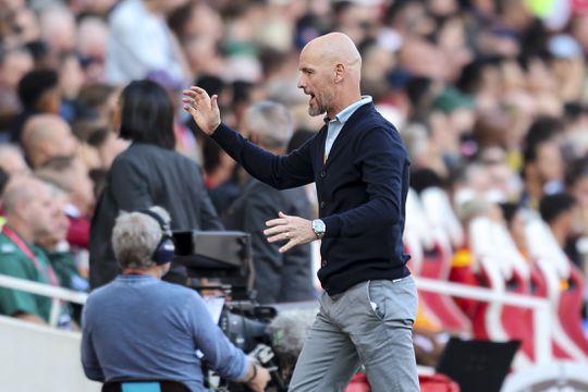 Erik ten Hag mag voor de vijfde keer op rij juichen voor een zege van Manchester United