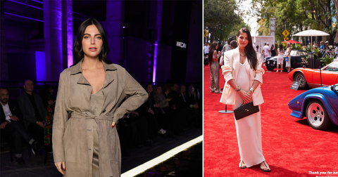 Stralende Kelly Piquet poseert trots met babybuik tussen allemaal dure en exclusieve auto's