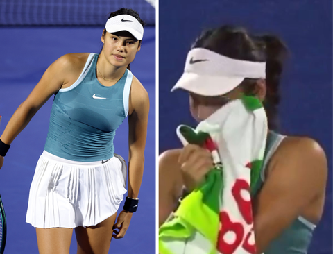 In verval geraakte toptennisster barst in tranen uit tijdens wedstrijd: 'De man vertoonde gefixeerd gedrag'