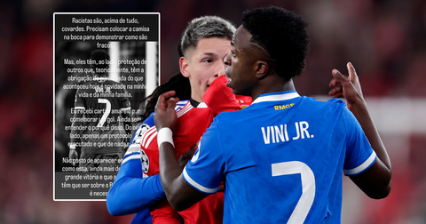 Vinícius Jr. loopt leegt in ongekende tirade na vermeend racisme: 'Het zijn lafaards'