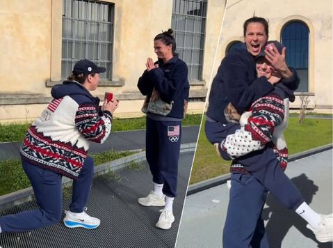 Nieuw liefdessprookje op de Olympische Spelen: eeuwige concurrent Wüst ten huwelijk gevraagd door vriendin