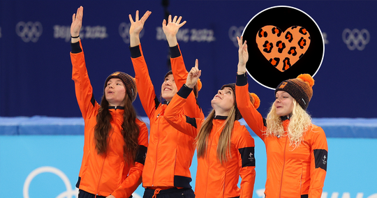 Het hartje en de kus voor overleden shorttrackster Lara van Ruijven: 'Ze zit ontzettend diep in ons hart'